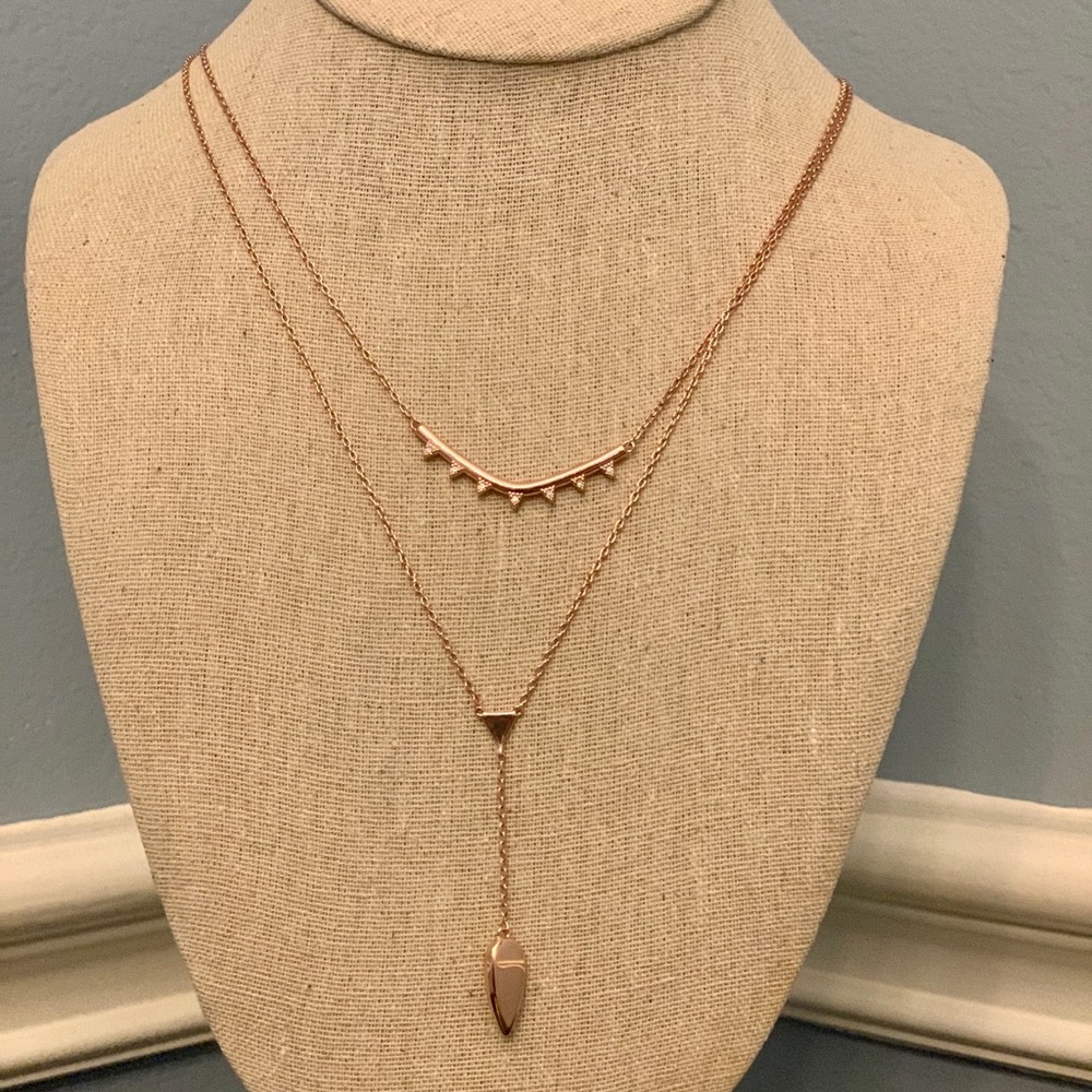 Stella & Dot Stylist Sample Tiered Lariat Necklace